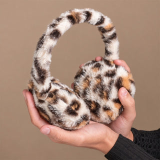 Plush Earmuffs - Leopard