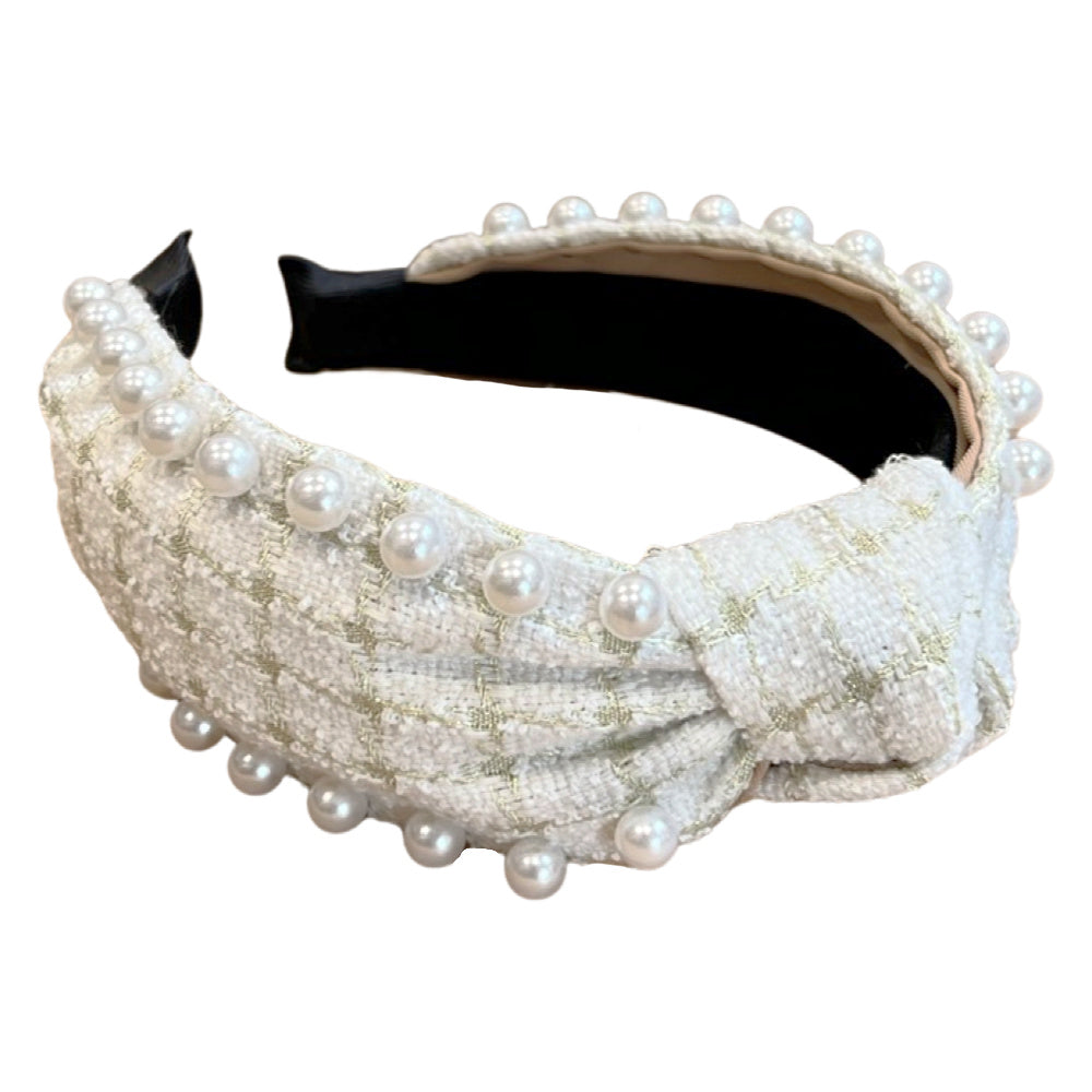 It Girl Headband Pearl - Cream