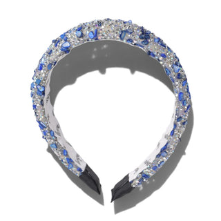 All That Glitters Headband - Blue + Silver