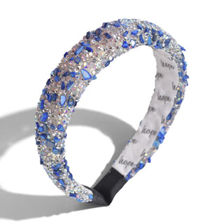 All That Glitters Headband - Blue + Silver