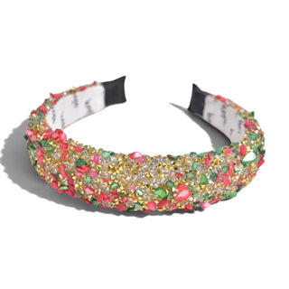 Limited Edition All That Glitters Headband - Christmas Red + Green