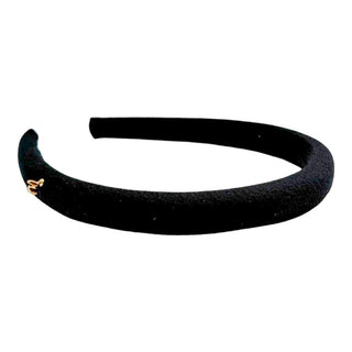 Classic Padded Thin Headband  - Black - Headbands of Hope