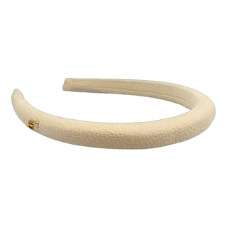 Classic Padded Thin Headband  - Cream - Headbands of Hope