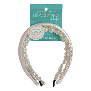 Classic Headband Set - Bridal White - Headbands of Hope