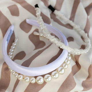Classic Headband Set - Bridal White - Headbands of Hope