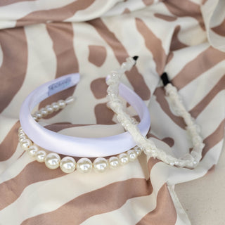Classic Headband Set - Bridal White - Headbands of Hope