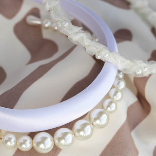 Classic Headband Set - Bridal White - Headbands of Hope