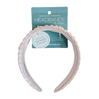 Wide Headband  - Pastel Pink - Headbands of Hope