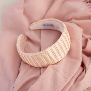 Wide Headband  - Pastel Pink - Headbands of Hope