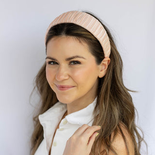 Wide Headband  - Pastel Pink - Headbands of Hope