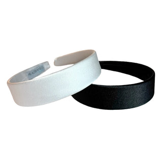 Wide Headband Set - Black + White - Headbands of Hope