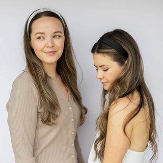 Wide Headband Set - Black + White - Headbands of Hope