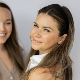 Wide Headband Set - Black + White - Headbands of Hope