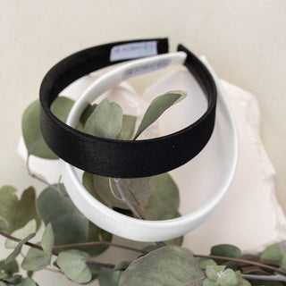 Wide Headband Set - Black + White - Headbands of Hope
