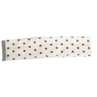 Wide Polka Dot Head Wrap Set of 3 - Black + Brown + Beige