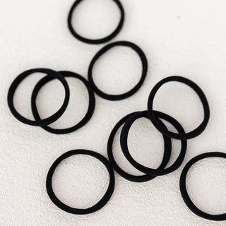 Nylon Hair Ties - 16 pc set - All Black - Headbands of Hope