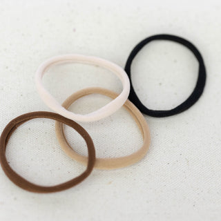 Nylon Hair Ties - 16 pc set - Neutral Set - Headbands of Hope