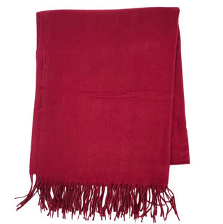 Italian Fringe Scarf - Merlot - Headbands of Hope