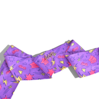 Luxe Bamboo Knotted Headband - Pink Superhero