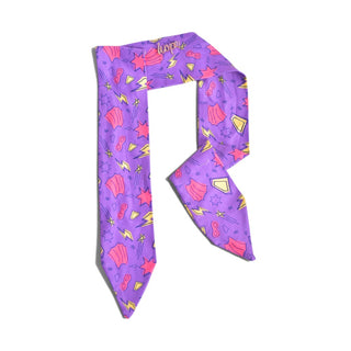 Luxe Bamboo Knotted Headband - Pink Superhero