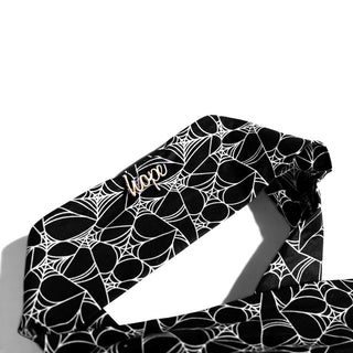 Luxe Bamboo Knotted Headband - Spider Webs