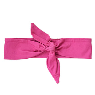 Luxe Bamboo Knotted Headband - Berry Pink - Headbands of Hope
