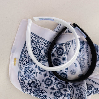 Wide Headband Set - Black + White - Headbands of Hope