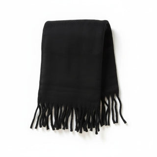 Oversized Fringe Scarf - Black - Headbands of Hope