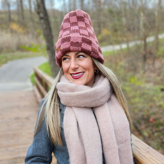 Oversized Fringe Scarf - Beige - Headbands of Hope