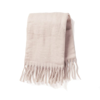 Oversized Fringe Scarf - Beige - Headbands of Hope