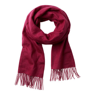 Italian Fringe Scarf - Merlot - Headbands of Hope