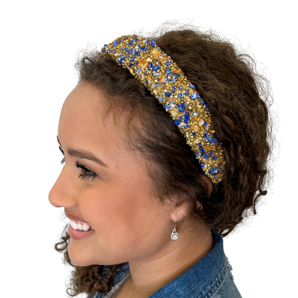 Warriors Glitter Headband