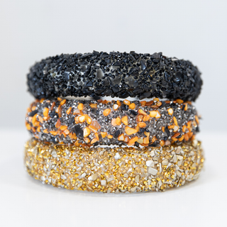 All that Glitters Headband - Black Hues