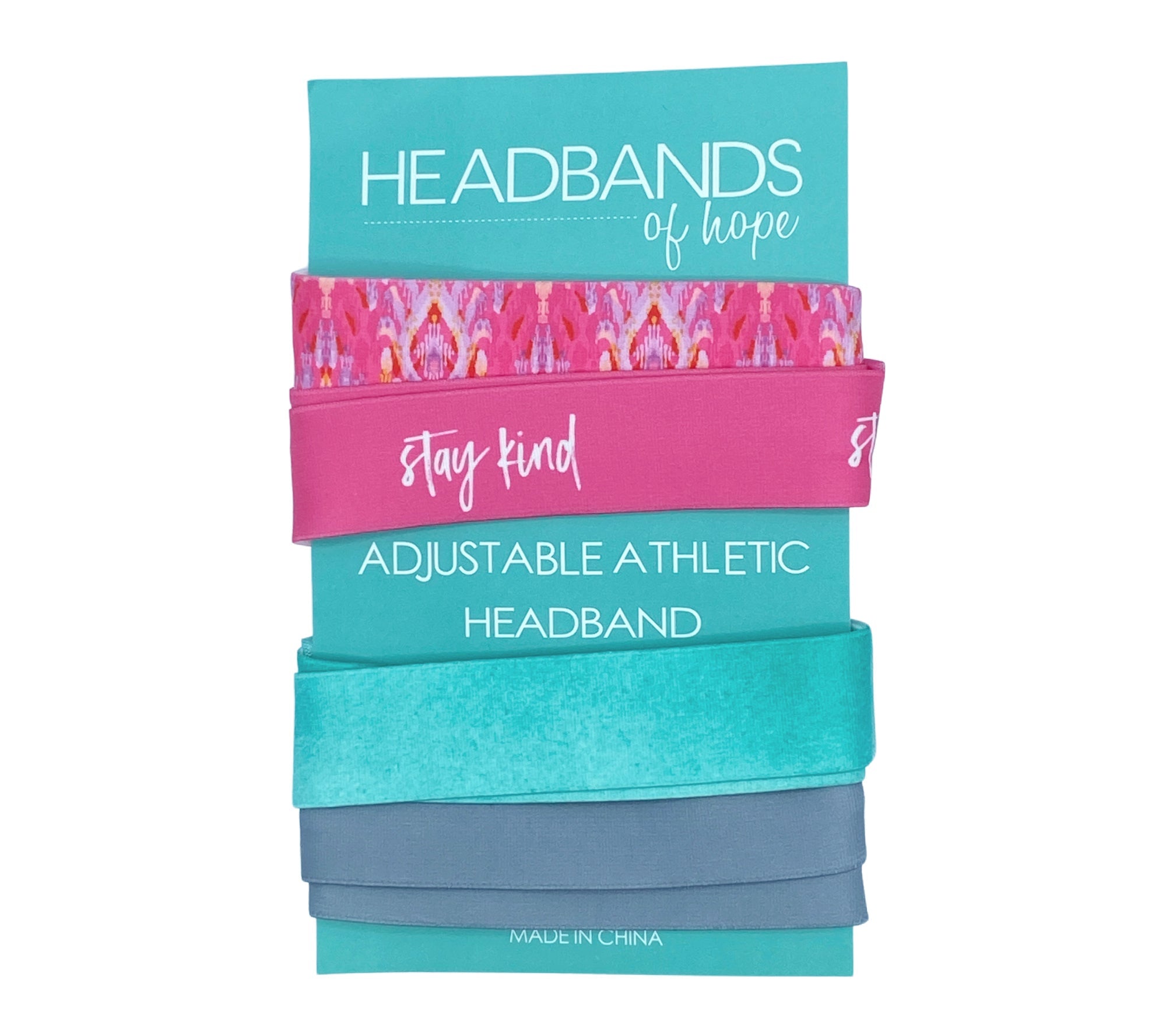 Stay Kind Athletic Headband Pack of 4
