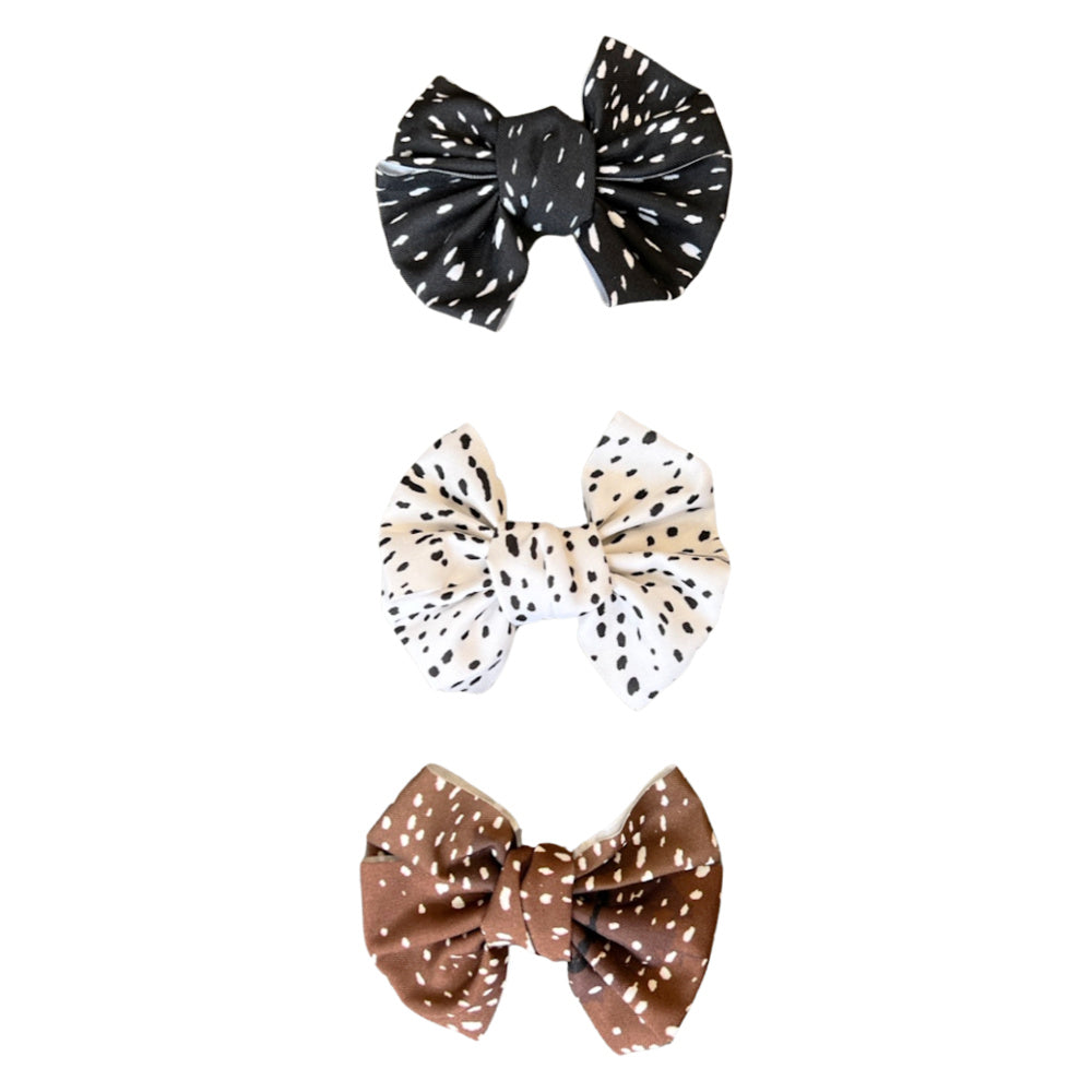 Baby Bow Set - Fawn