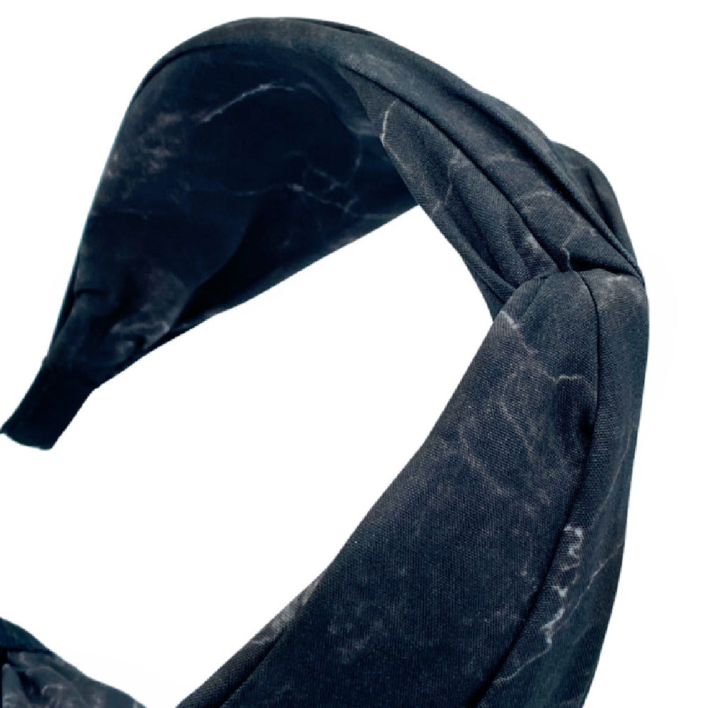 Soft Marble Headband - Black