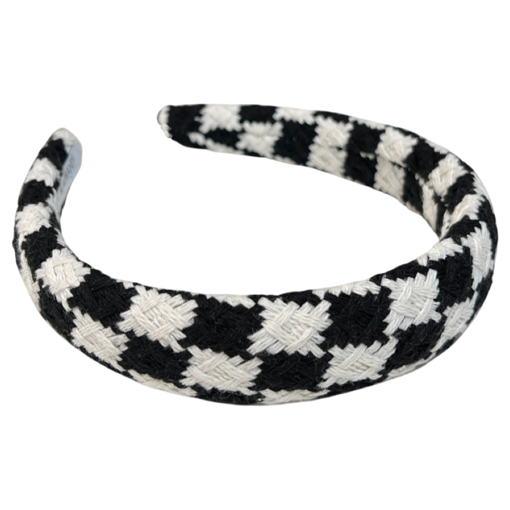 Padded Headband - Checkered