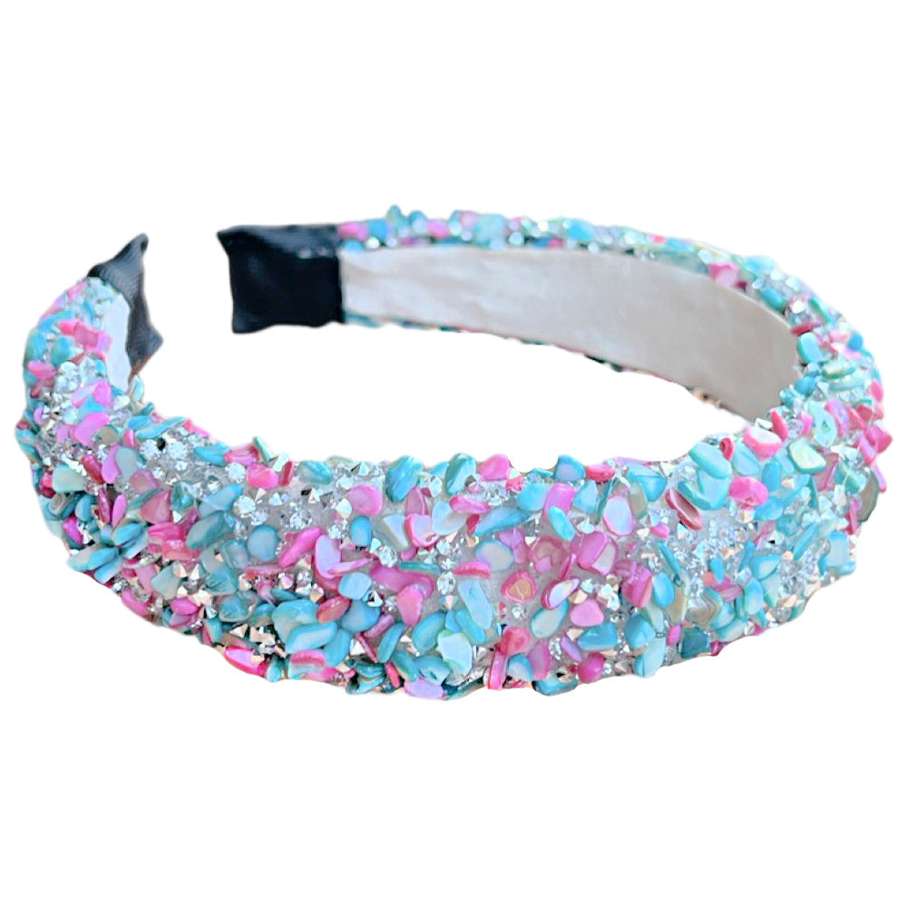 All That Glitters Headband - Bubblegum