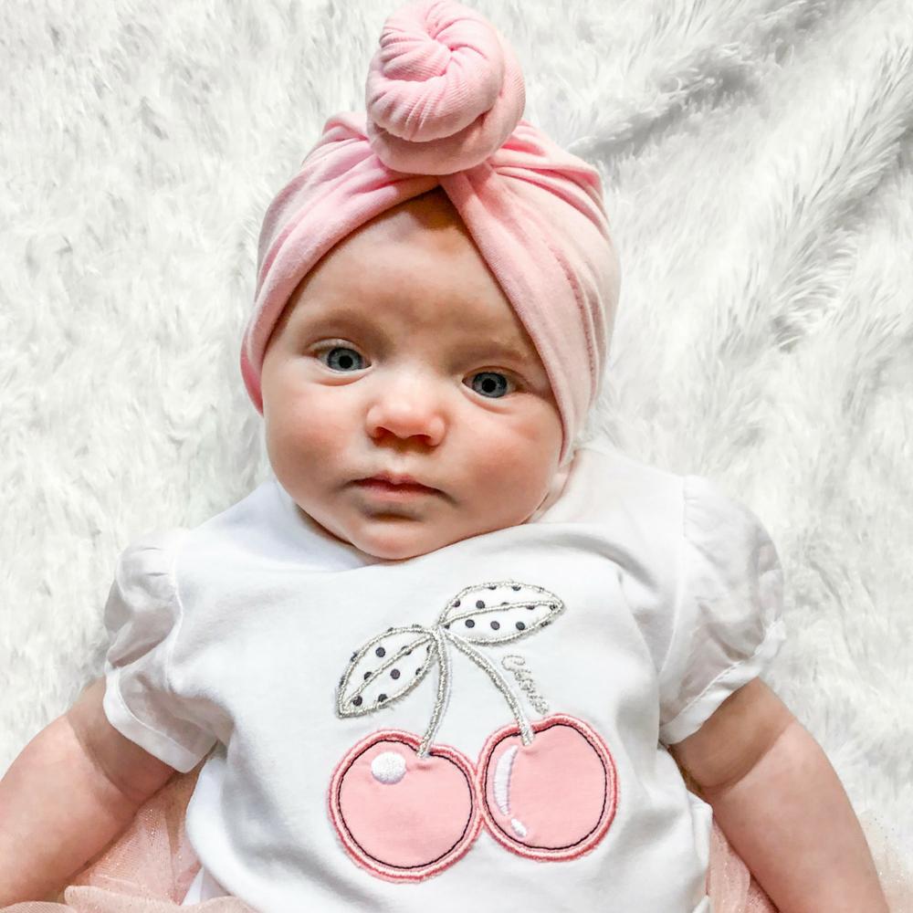 Infant Baby Turban Head Wraps Twist Knot Headband Baby Baby