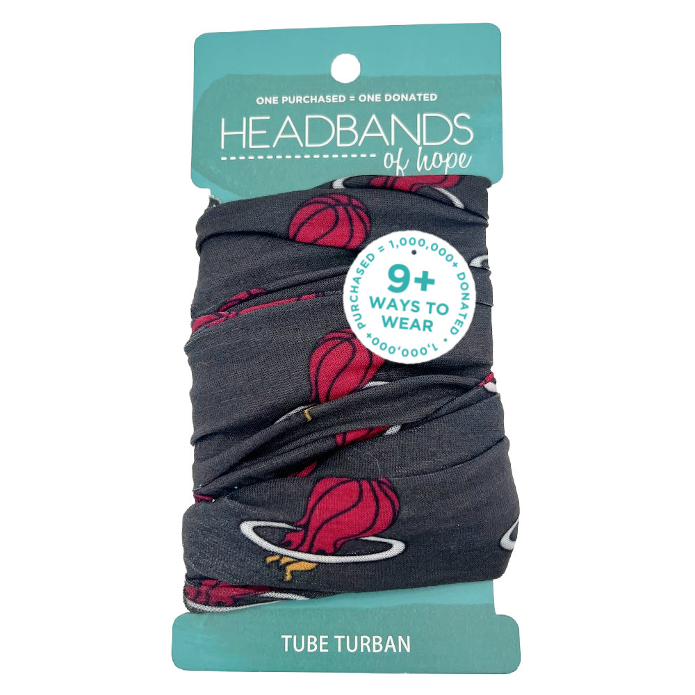 Miami Heat Tube Turban Headband