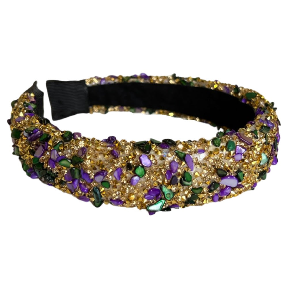 All That Glitters Headband - Mardi Gras